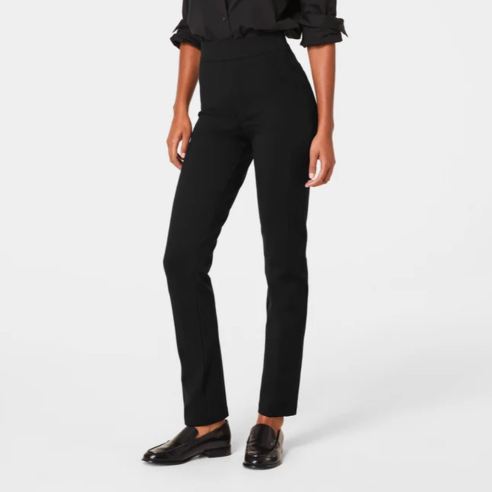NWT Spanx Slim Straight Ponte Pants - Navy - Small